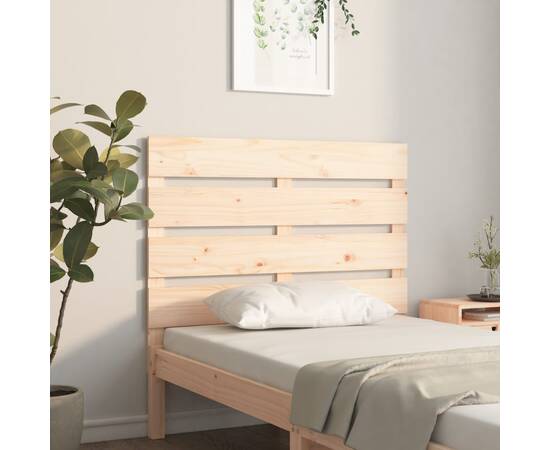 Tăblie de pat, 75x3x80 cm, lemn masiv de pin