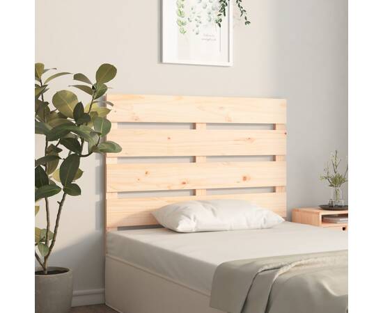 Tăblie de pat, 75x3x80 cm, lemn masiv de pin, 4 image