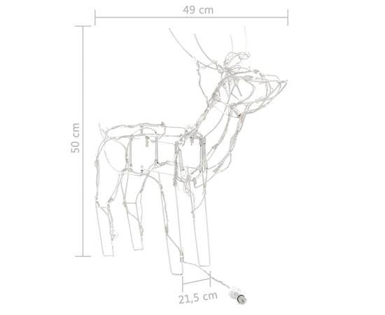 Instalație de lumini de crăciun cu reni, 3 piese, 229 led-uri, 9 image