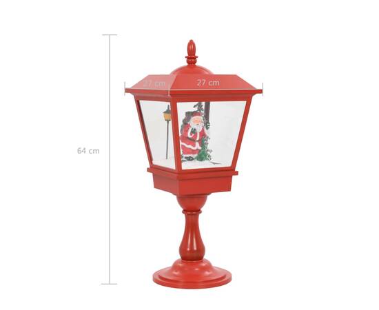 Lampă cu moș crăciun cu piedestal, led, 64 cm, 9 image