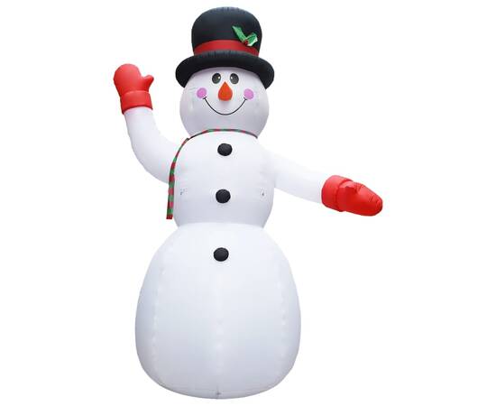 Om de zăpadă gonflabil pentru crăciun cu led, ip44, 600 cm, xxl, 2 image