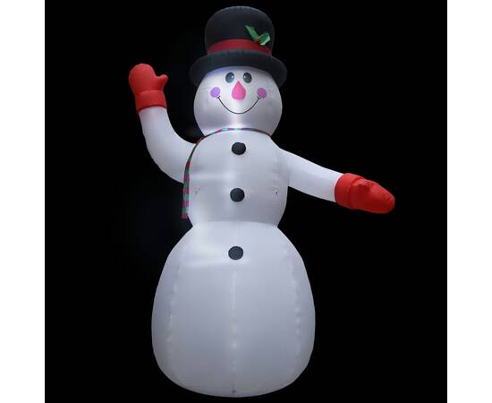 Om de zăpadă gonflabil pentru crăciun cu led, ip44, 600 cm, xxl, 3 image