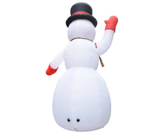 Om de zăpadă gonflabil pentru crăciun cu led, ip44, 600 cm, xxl, 4 image