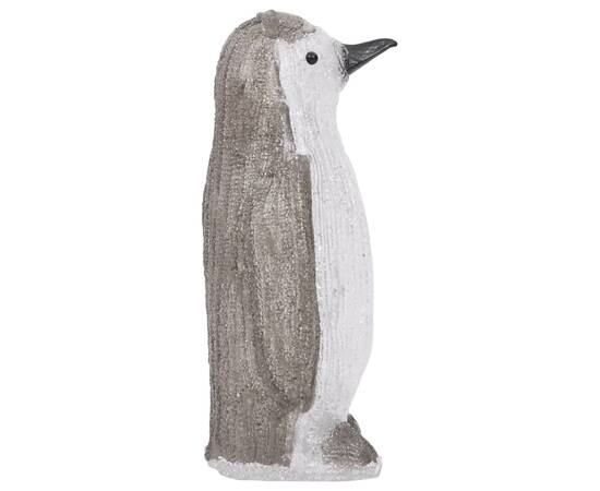 Figurină pinguin de crăciun cu led 30cm acril interior/exterior, 6 image