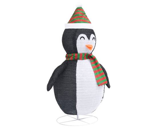 Figurină pinguin decorativă crăciun, led, 120 cm, țesătură lux, 6 image