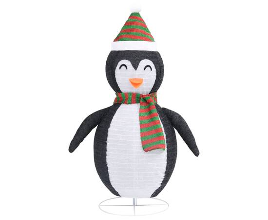 Figurină pinguin decorativă de crăciun, led, 60 cm țesătură lux, 5 image