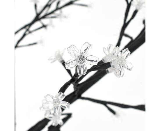 Pom crăciun 600 led-uri lumină multicoloră flori de cireș 300cm, 5 image