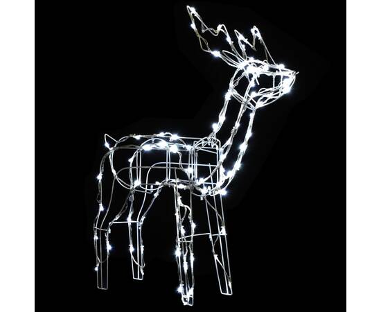 Instalație de lumini de crăciun cu reni, 3 piese, 229 led-uri, 4 image