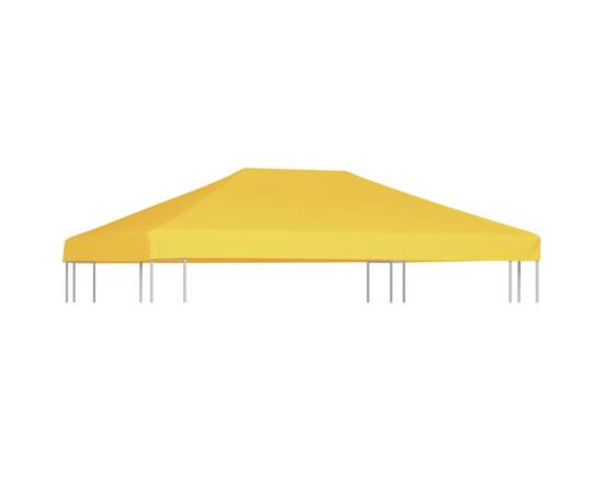Acoperiș de pavilion, 270 g/m², galben, 4 x 3 m, 4 image