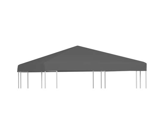 Acoperiș de pavilion, negru, 3 x 3 m, 270 g/m², 2 image