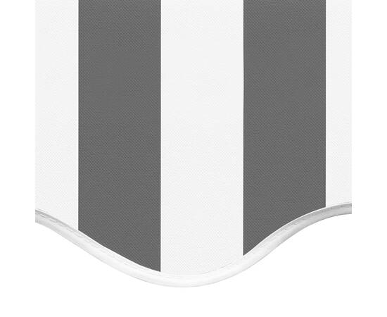 Pânză de rezervă copertină, antracit și alb, 3,5x2,5 m, 5 image