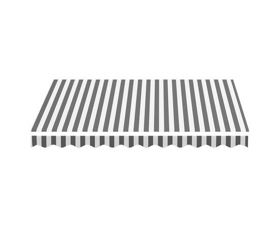 Pânză de rezervă copertină, antracit și alb, 3x2,5 m, 4 image