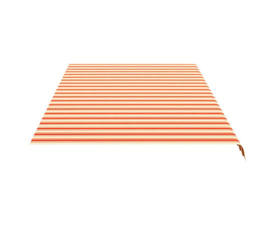 Pânză de rezervă copertină, galben și portocaliu, 6x3 m, 4 image