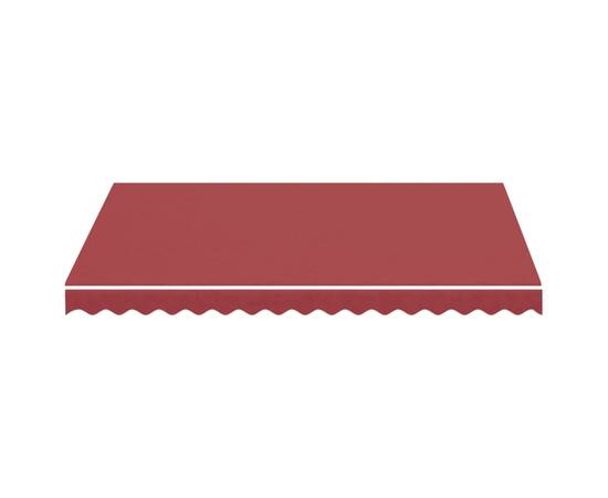 Pânză de rezervă pentru copertină, roșu vișiniu, 3x2,5 m, 4 image