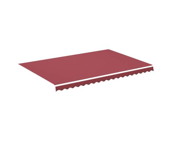 Pânză de rezervă pentru copertină, roșu vișiniu, 4,5x3 m, 2 image
