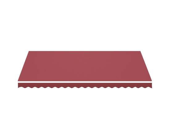 Pânză de rezervă pentru copertină, roșu vișiniu, 4,5x3 m, 3 image