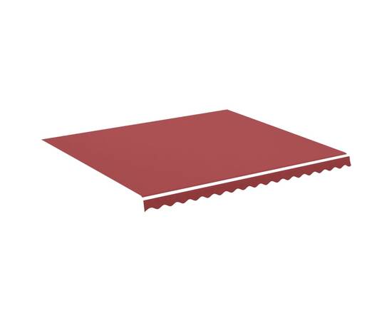 Pânză de rezervă pentru copertină, roșu vișiniu, 4x3,5 m, 2 image
