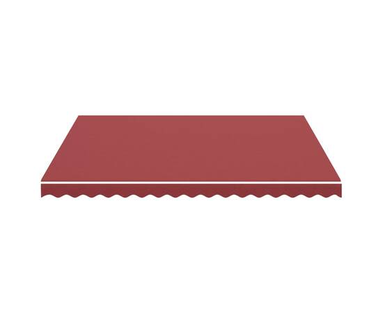 Pânză de rezervă pentru copertină, roșu vișiniu, 4x3,5 m, 3 image