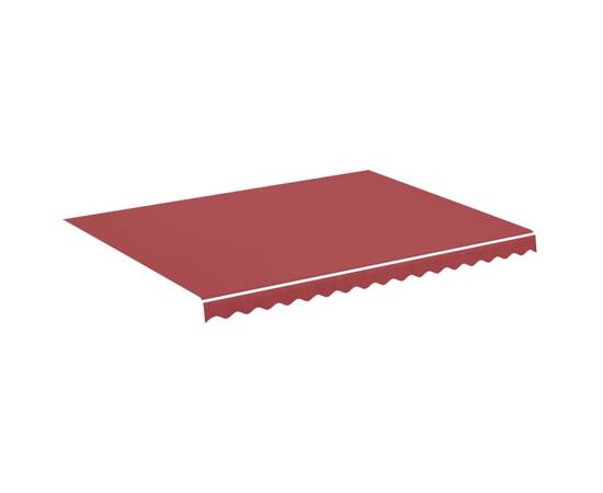 Pânză de rezervă pentru copertină, roșu vișiniu, 4x3 m, 2 image