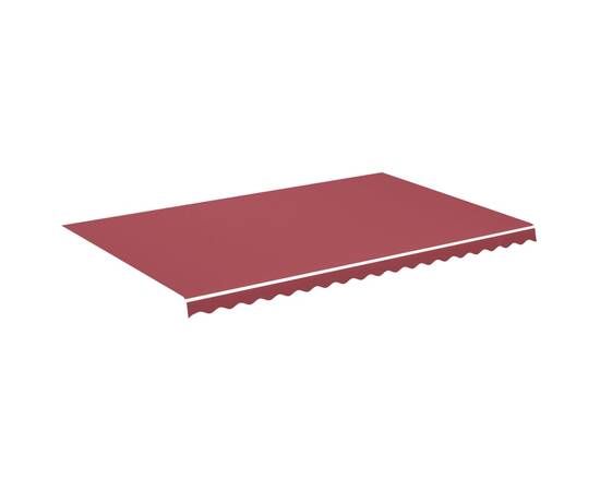 Pânză de rezervă pentru copertină, roșu vișiniu, 5x3 m, 2 image