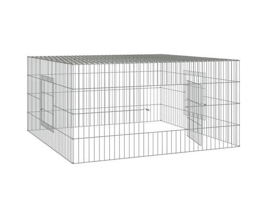 Cușcă pentru iepuri, 110x110x55 cm, fier galvanizat, 4 image