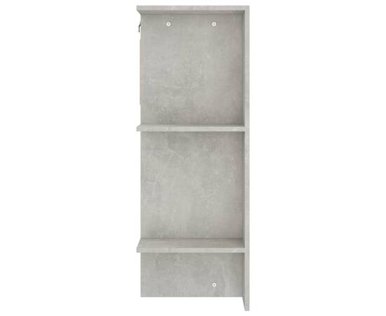 Dulap de hol, gri beton, 97,5x37x99 cm, lemn prelucrat, 8 image