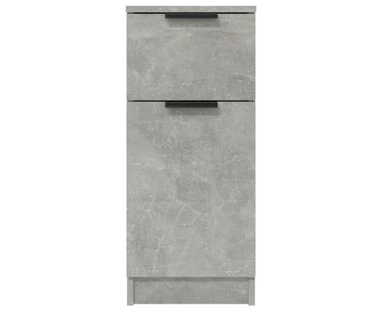 Servante, 2 buc., gri beton, 30x30x70 cm, lemn compozit, 7 image