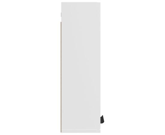 Dulap de baie montat pe perete, alb, 32x20x67 cm, 7 image