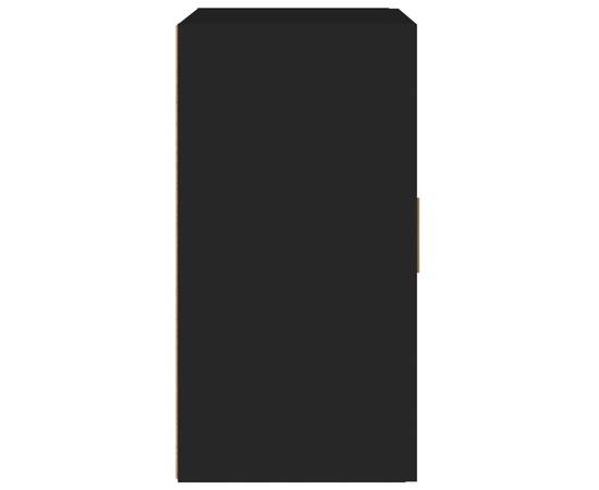 Dulap de perete, negru, 60x30x60 cm, lemn prelucrat, 6 image