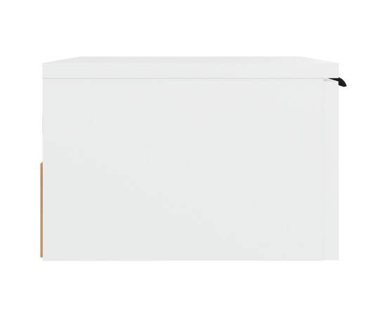 Noptiere de perete, 2 buc., alb, 34x30x20 cm, 5 image