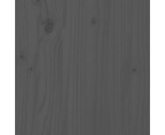 Pat de zi, gri, 90x190 cm, lemn masiv de pin, 9 image