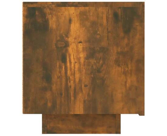 Comodă tv, stejar fumuriu, 100x35x40 cm, lemn prelucrat, 5 image