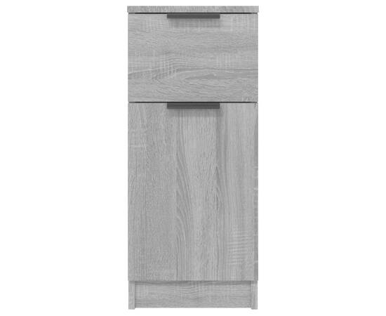 Servantă, sonoma gri, 30x30x70 cm, lemn prelucrat, 6 image