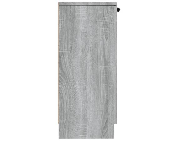 Servantă, sonoma gri, 30x30x70 cm, lemn prelucrat, 7 image