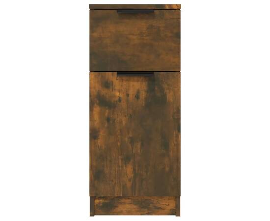 Servantă, stejar fumuriu, 30x30x70 cm, lemn prelucrat, 6 image