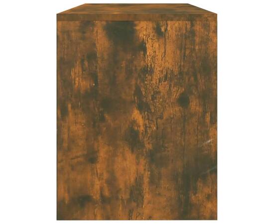 Taburet de toaletă, stejar fumuriu, 70x35x45 cm, lemn prelucrat, 5 image