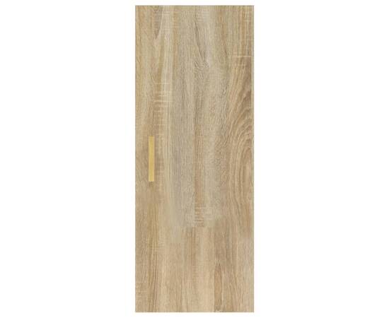 Dulap de perete, stejar sonoma, 34,5x34x90 cm, lemn compozit, 6 image
