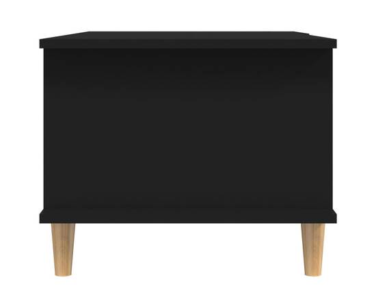 Măsuță de cafea, negru, 90x50x40 cm, lemn compozit, 7 image