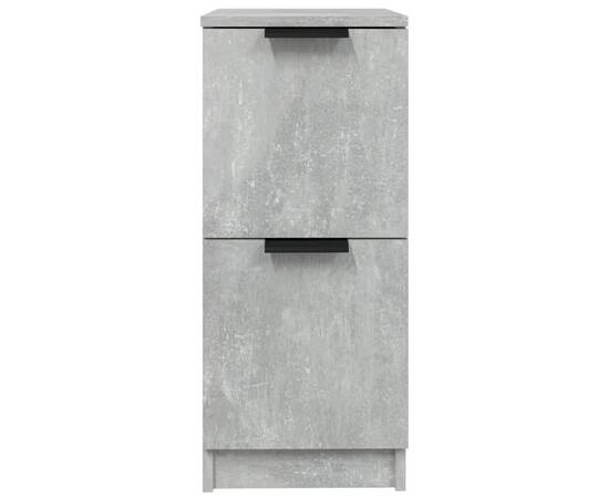 Servante, 2 buc., gri beton, 30x30x70 cm, lemn compozit, 5 image