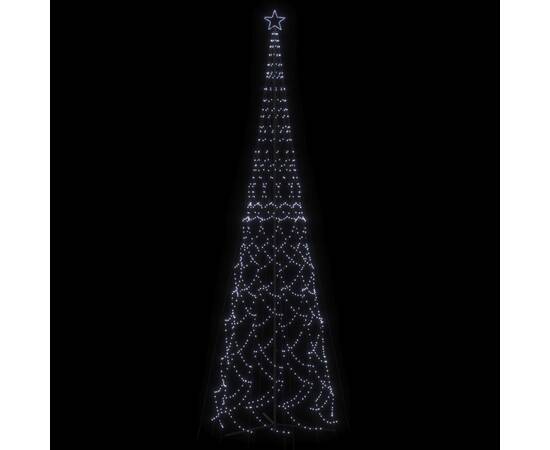 Brad de crăciun conic, 3000 led-uri, alb rece, 230x800 cm, 3 image