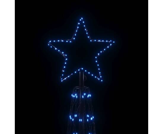 Brad de crăciun conic, 3000 led-uri, albastru, 230x800 cm, 4 image