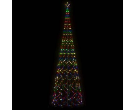 Brad de crăciun conic, 3000 led-uri, multicolor, 230x800 cm, 3 image