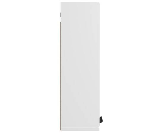 Dulap de baie cu oglindă, alb, 64x20x67 cm, 7 image