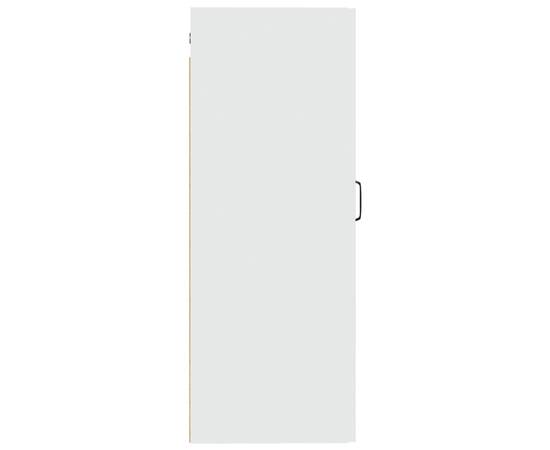 Dulap de perete, alb, 35x34x90 cm, lemn prelucrat, 6 image