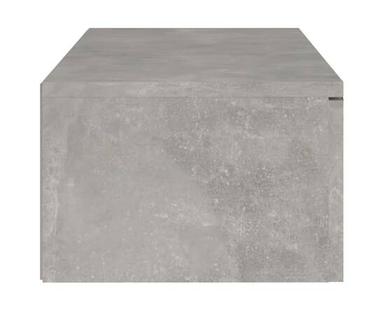 Dulap de perete, gri beton, 102x30x20 cm, lemn compozit, 7 image