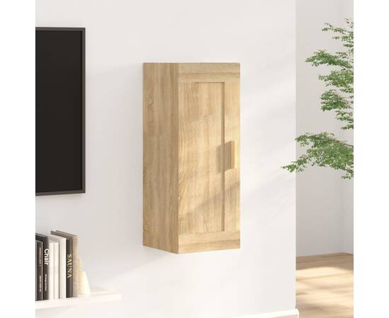 Dulap de perete, stejar sonoma, 35x34x90 cm, lemn compozit