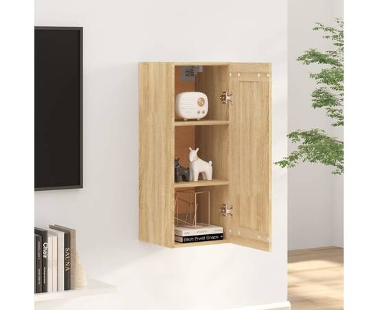 Dulap de perete, stejar sonoma, 35x34x90 cm, lemn compozit, 3 image