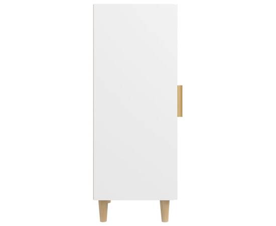 Servantă, alb, 34,5x34x90 cm, lemn compozit, 7 image