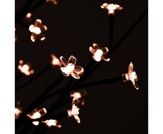 Copac cu flori de cireș cu led, 368 led-uri alb calde, 300 cm, 4 image