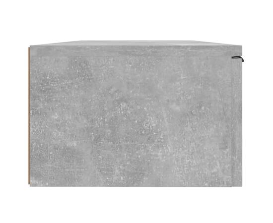 Dulapuri de perete 2 buc. gri beton 68x30x20 cm lemn compozit, 9 image